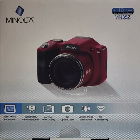 Only used once Minolta digital camera - Picture 9 of 13